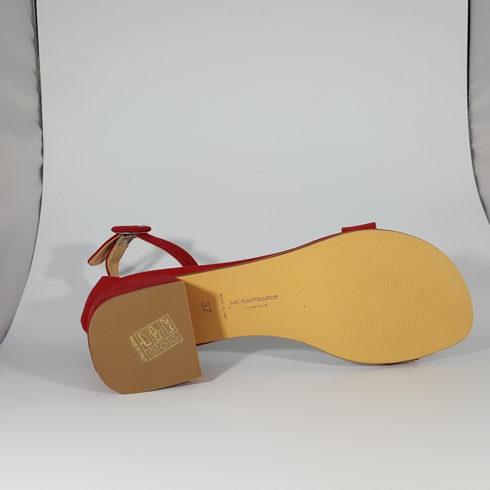 NR Rapisardi Ankle Strap Mid Heel Sandal - Picture 2 of 4